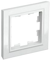 Рамка универсальная IEK Brite РУ-1-БрБ 1-м. белый картинка